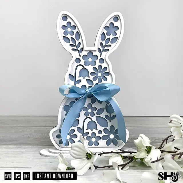 floral bunny 3