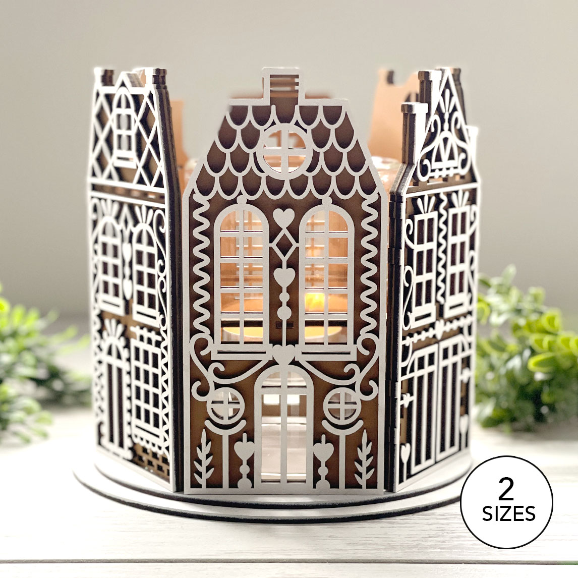 Gingerbread House Candle Holder