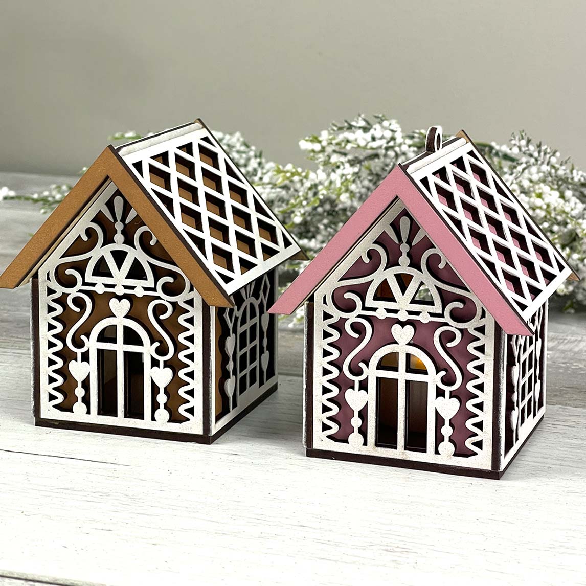 Gingerbread House Tea Light